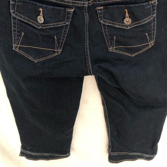 Simply Vera Vera Wang Blue Capris Size 6P - Picture 4 of 8